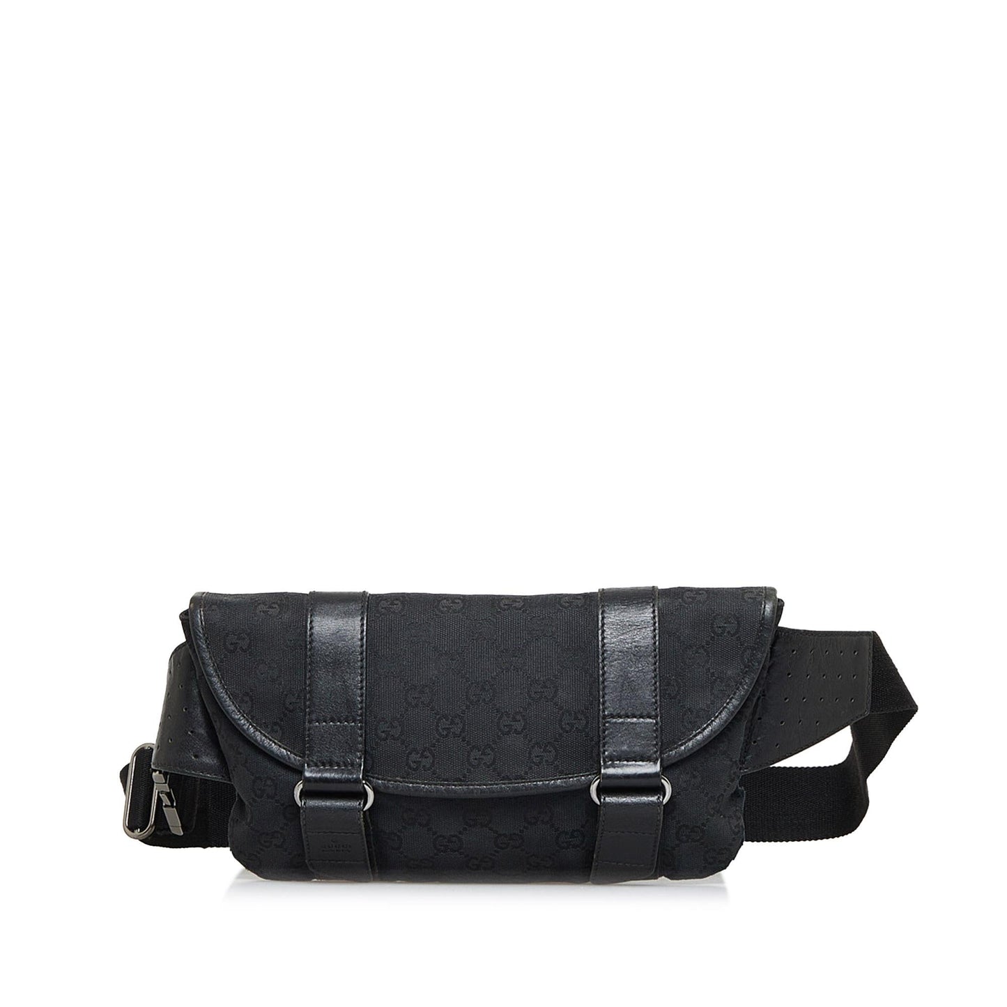 Gucci GG Belt SHG-Umgtg5 Canvas Black Accessory