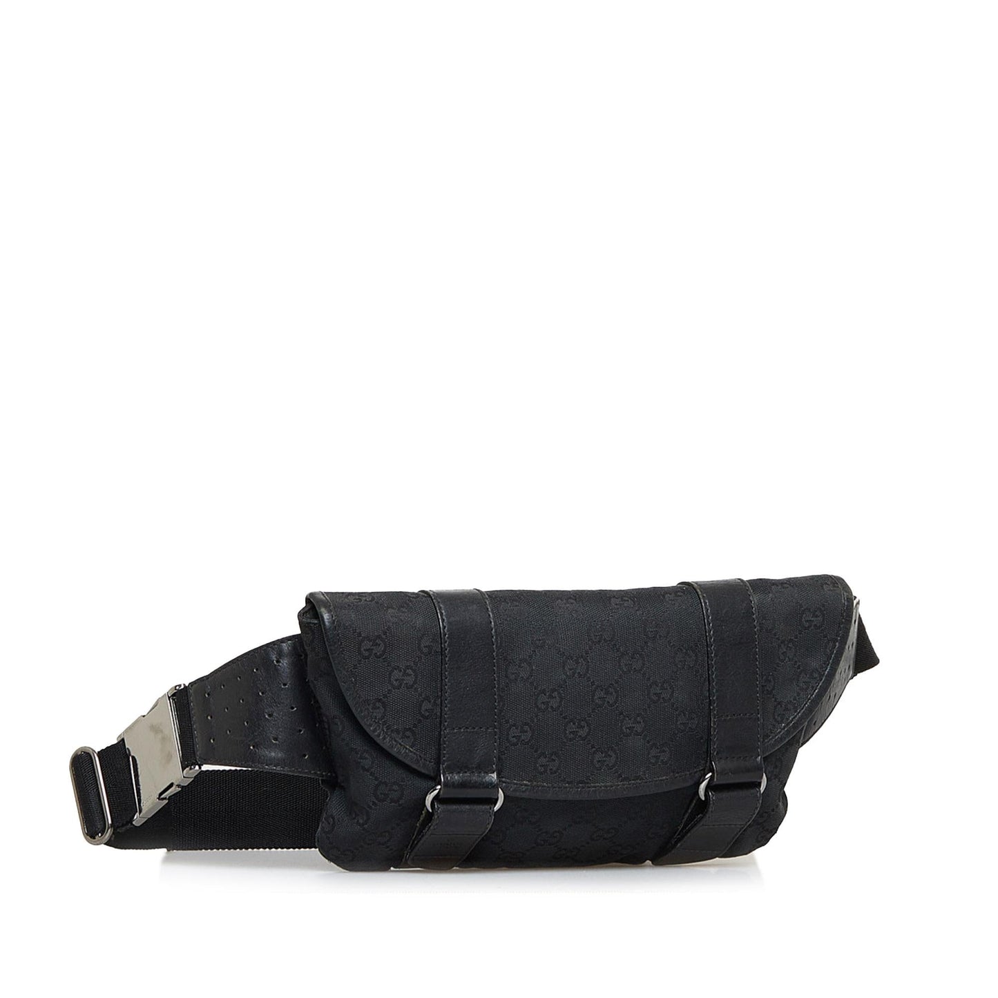 Gucci GG Belt SHG-Umgtg5 Canvas Black Accessory