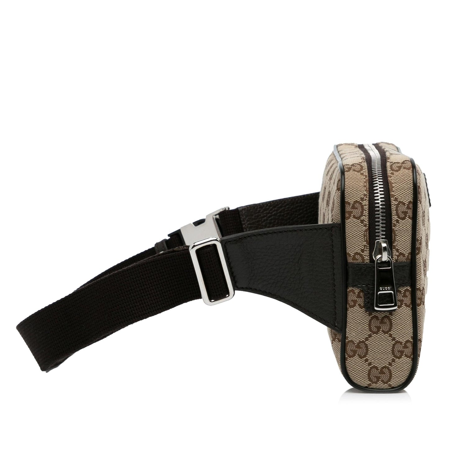Gucci GG Belt SHG-zvgKXt Canvas Brown Accessory