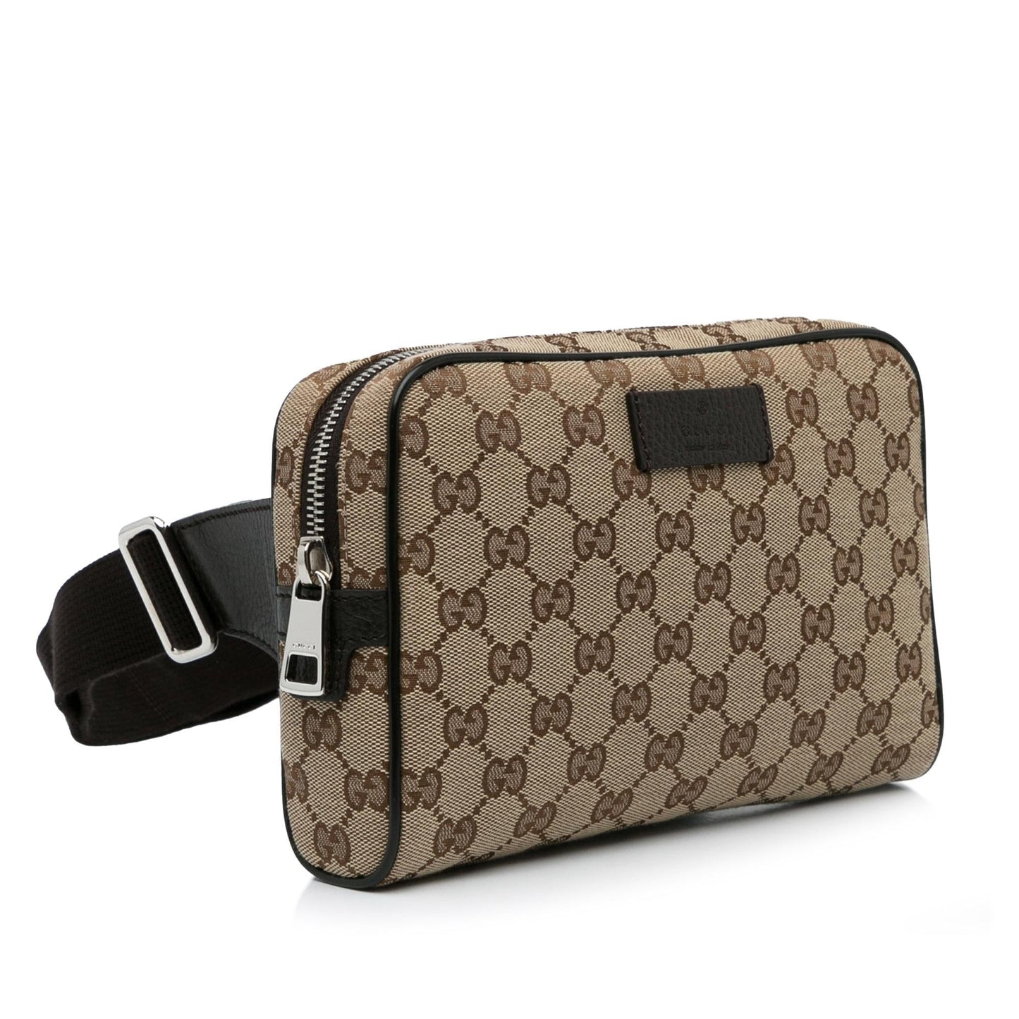 Gucci GG Belt SHG-zvgKXt Canvas Brown Accessory
