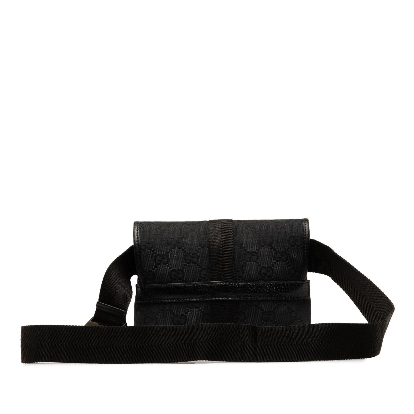 Gucci GG Belt SHG-H6MAgS Canvas Black Accessory
