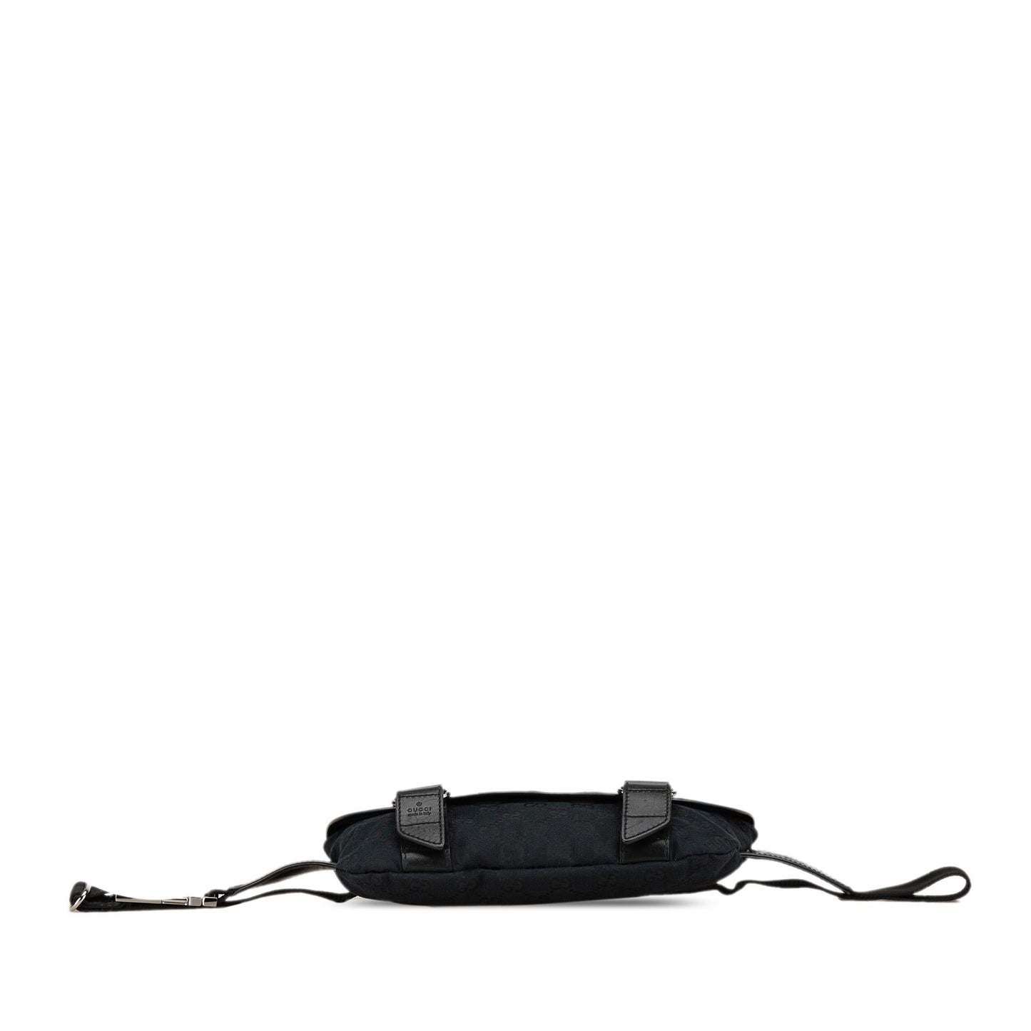 Gucci GG Belt Canvas Calf Black Accessory Belt Bag