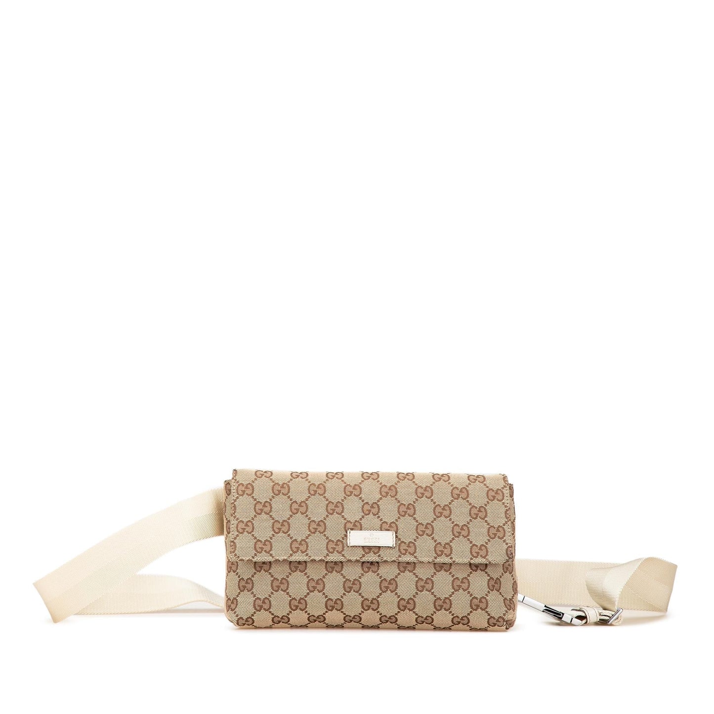 Gucci GG Belt Canvas Brown Accessory Bag 6
