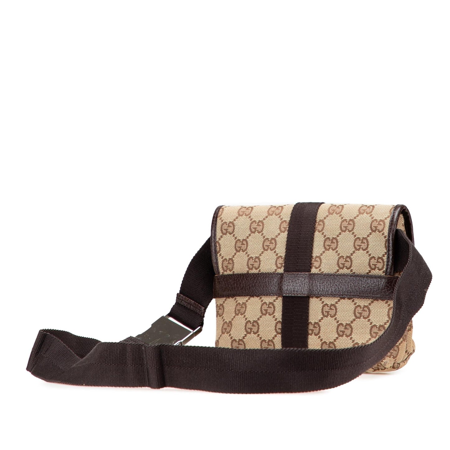 Gucci GG Belt Canvas Brown Accessory Bag 13