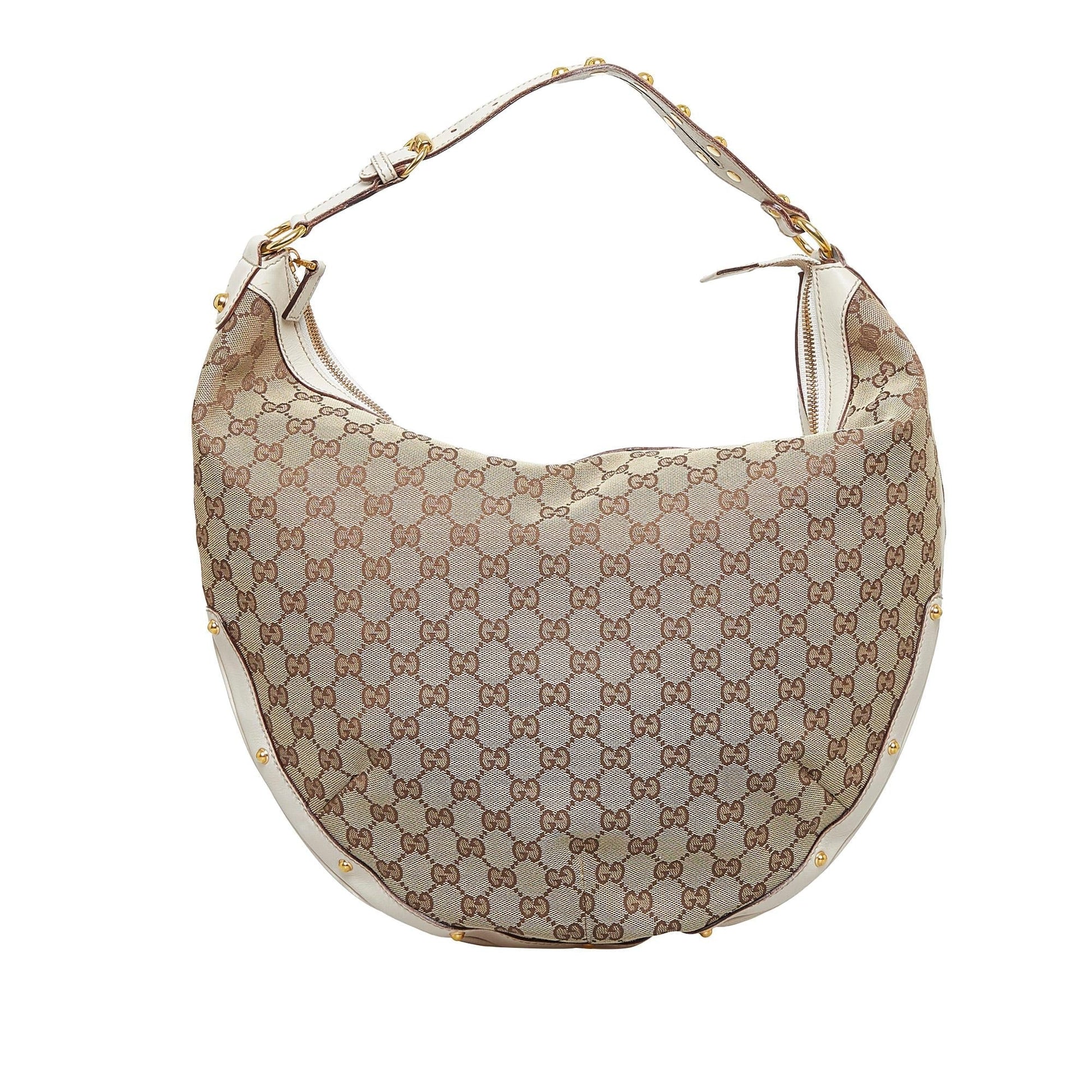 Gucci GG Biba SHG-AM21A8 Canvas Brown Shoulder Bag