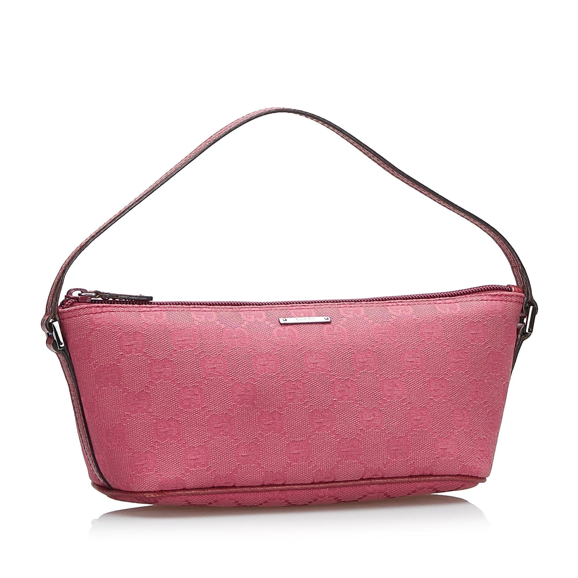 Gucci GG Boat SHG-xXbdBH Canvas Pink Handbag