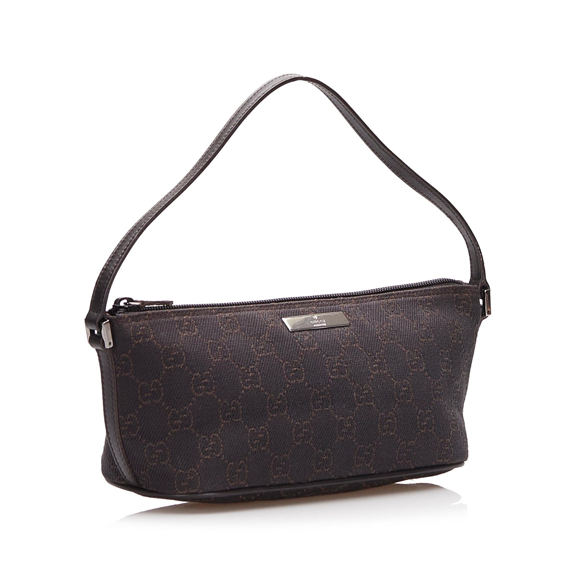 Gucci GG Boat SHG-e5ydYQ Canvas Brown Handbag