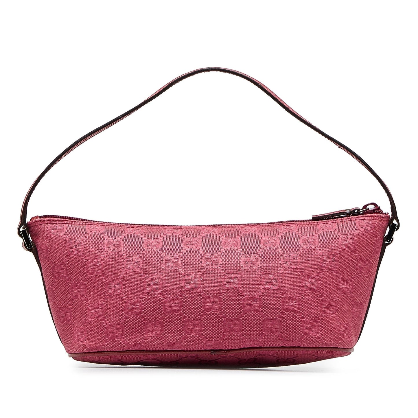 Gucci GG Boat SHG-E3Mmqu Canvas Calf Pink Handbag