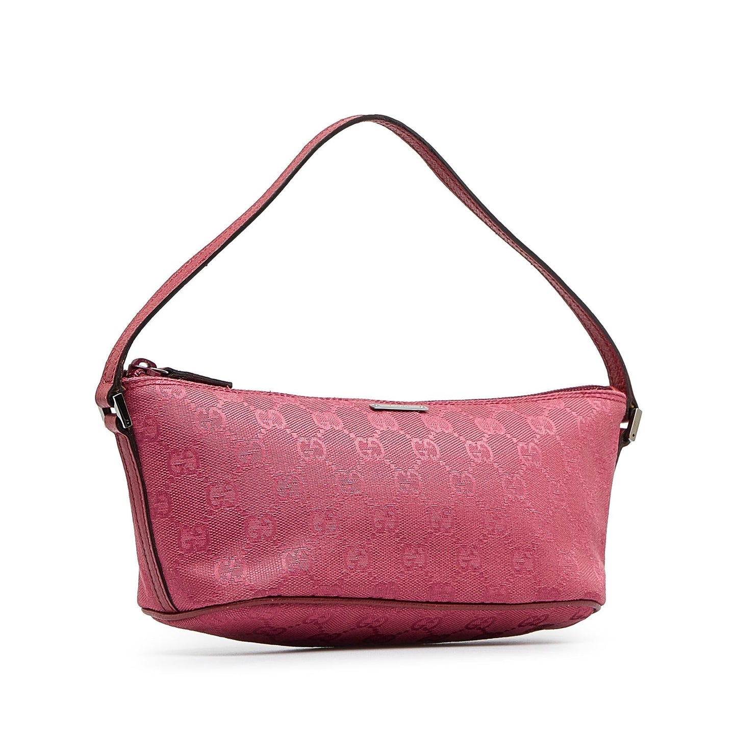 Gucci GG Boat SHG-E3Mmqu Canvas Calf Pink Handbag