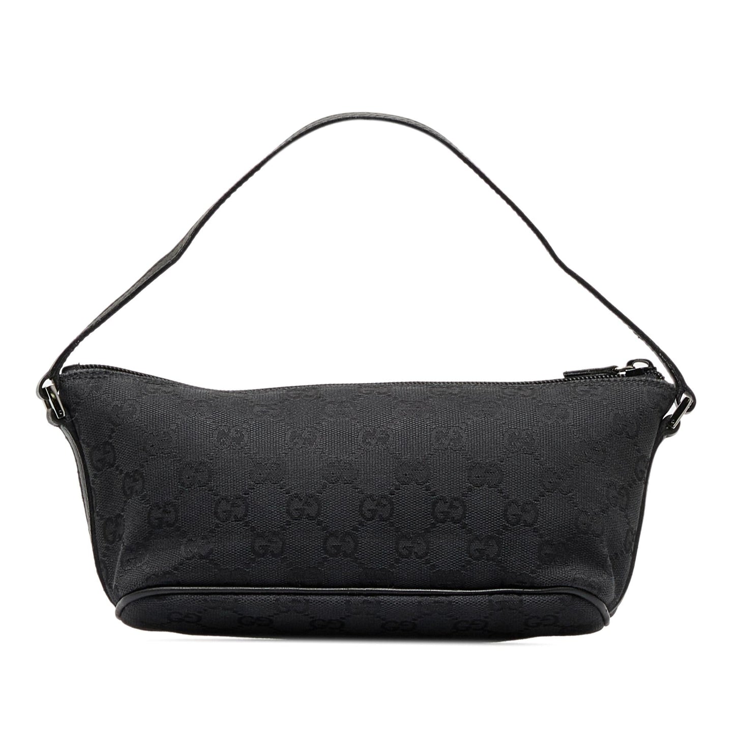 Gucci GG Boat SHG-UoK7rr Canvas Black Handbag