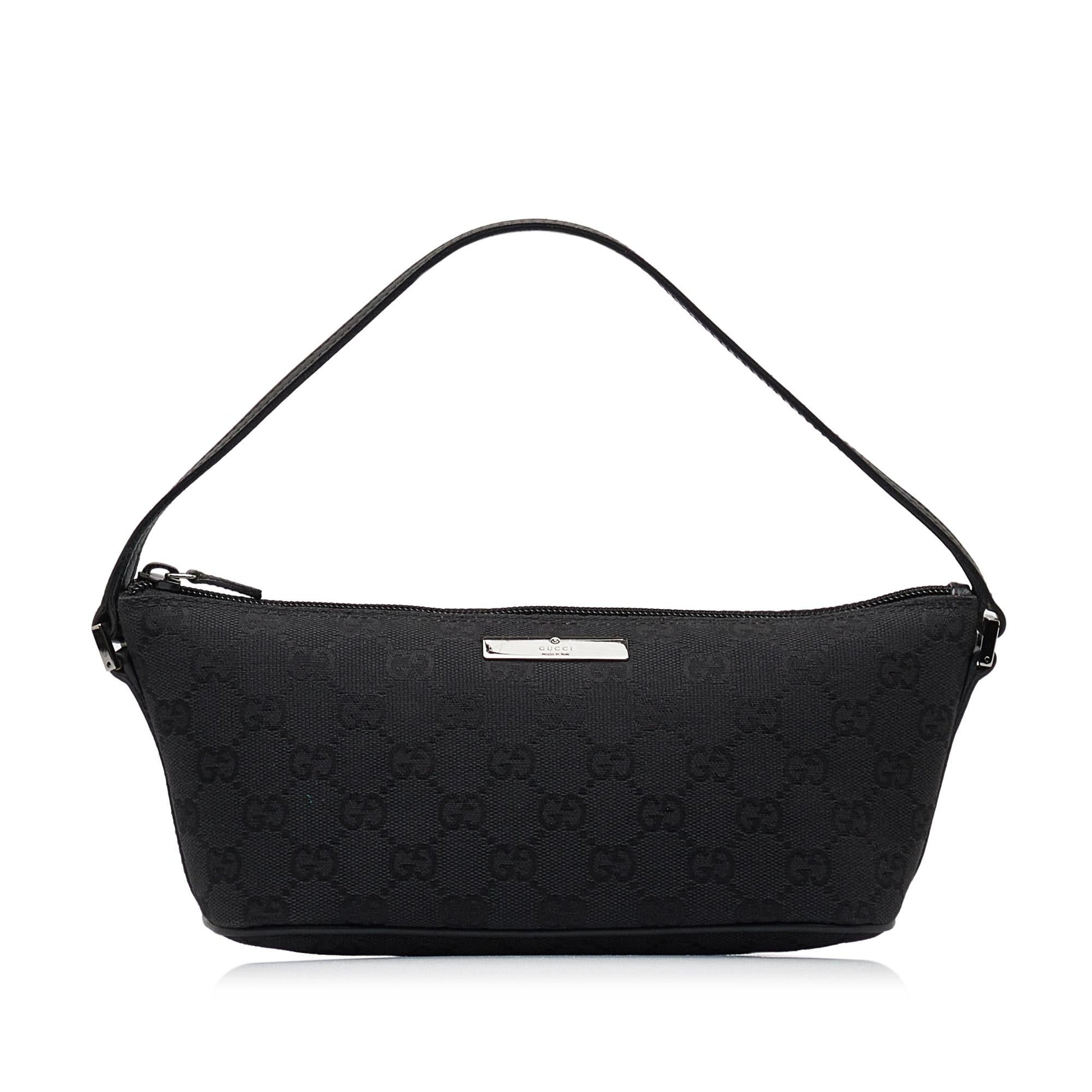 Gucci GG Boat SHG-yqNjKc Canvas Black Handbag