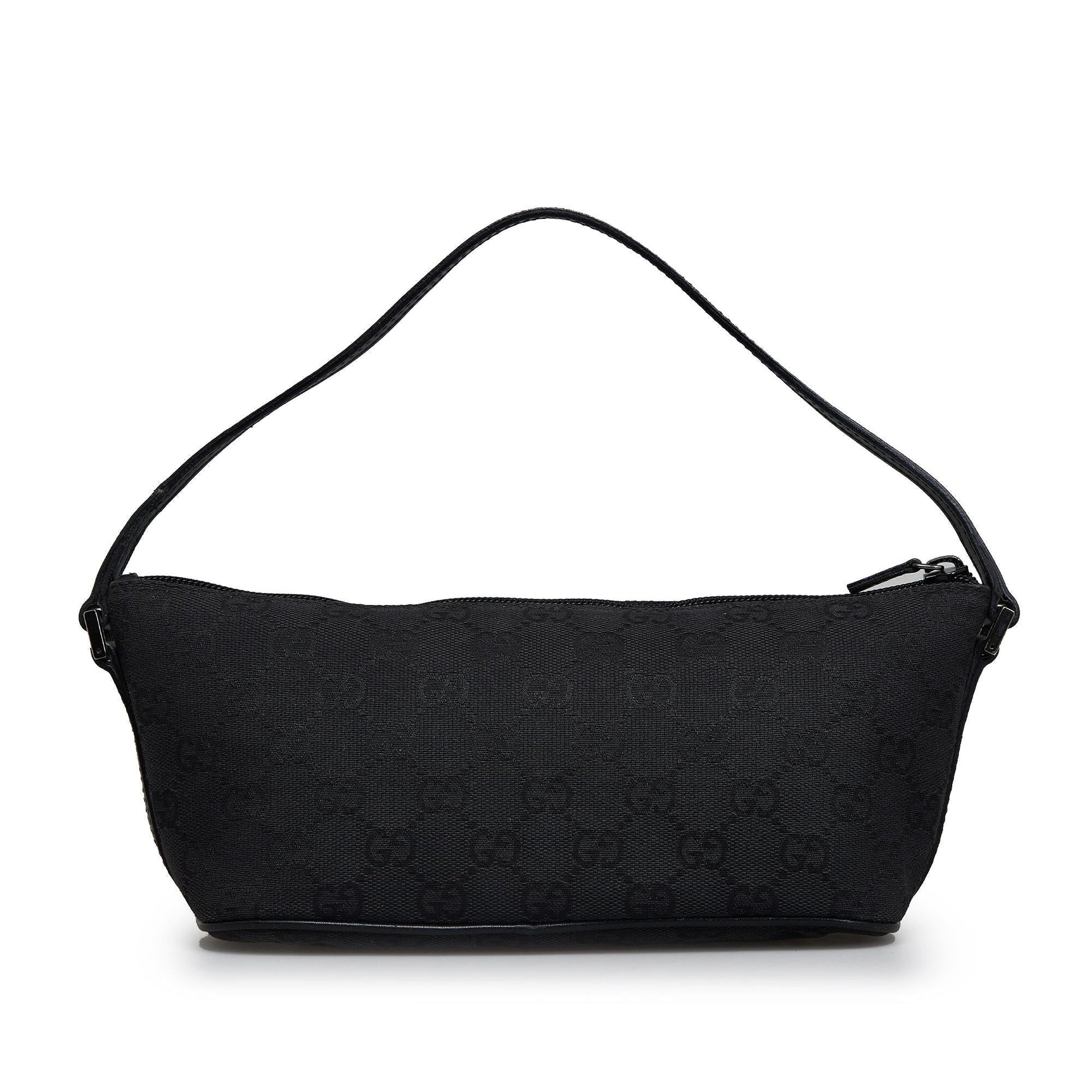 Gucci GG Boat SHG-oPMGXz Canvas Black Handbag
