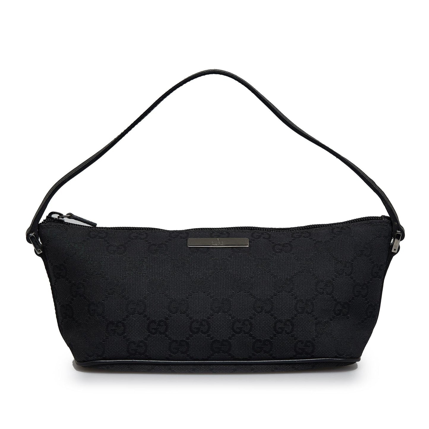 Gucci GG Boat SHG-oPMGXz Canvas Black Handbag