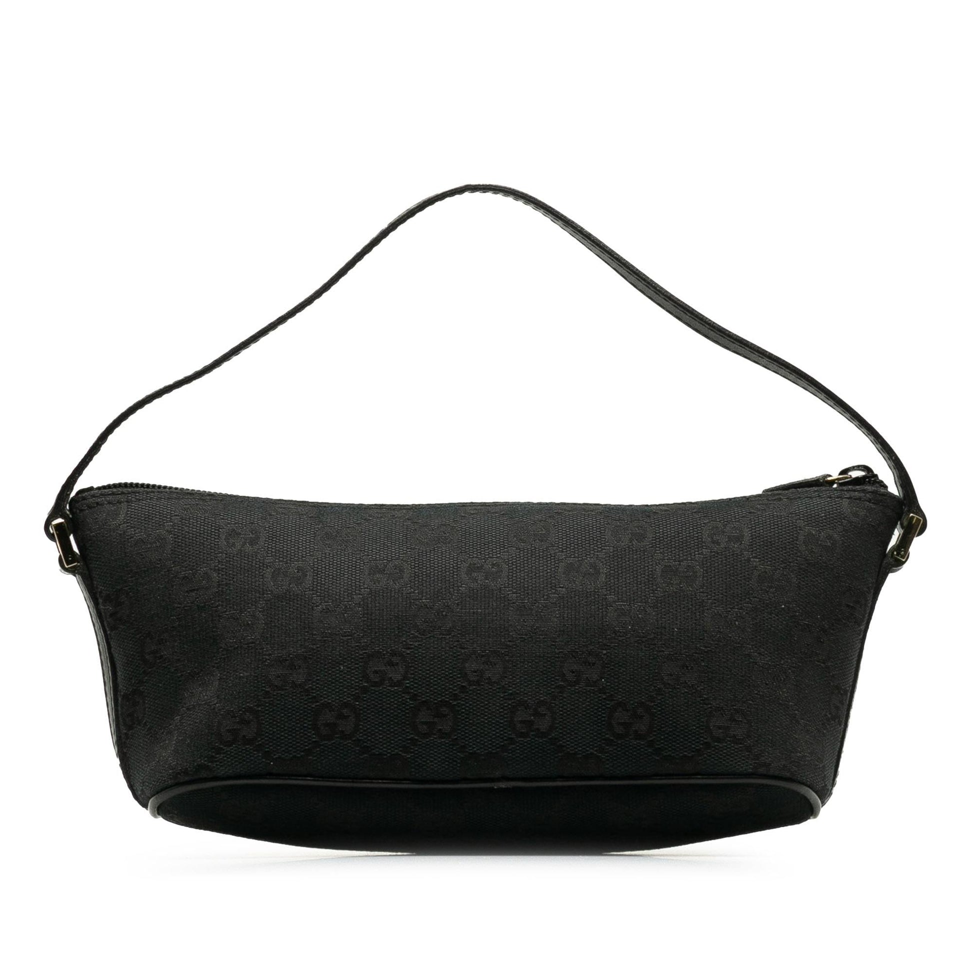 Gucci GG Boat SHG-DJomDL Canvas Black Handbag