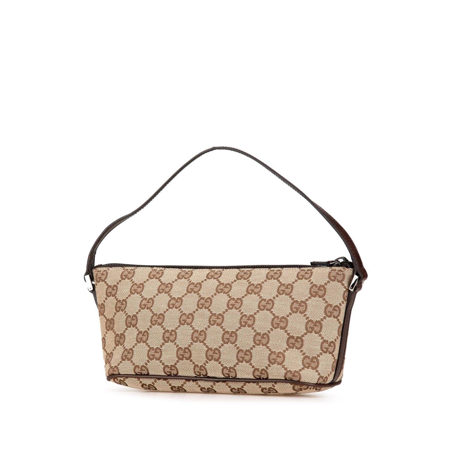 Gucci GG Boat SHG-8oE6LM Canvas Brown Shoulder Bag