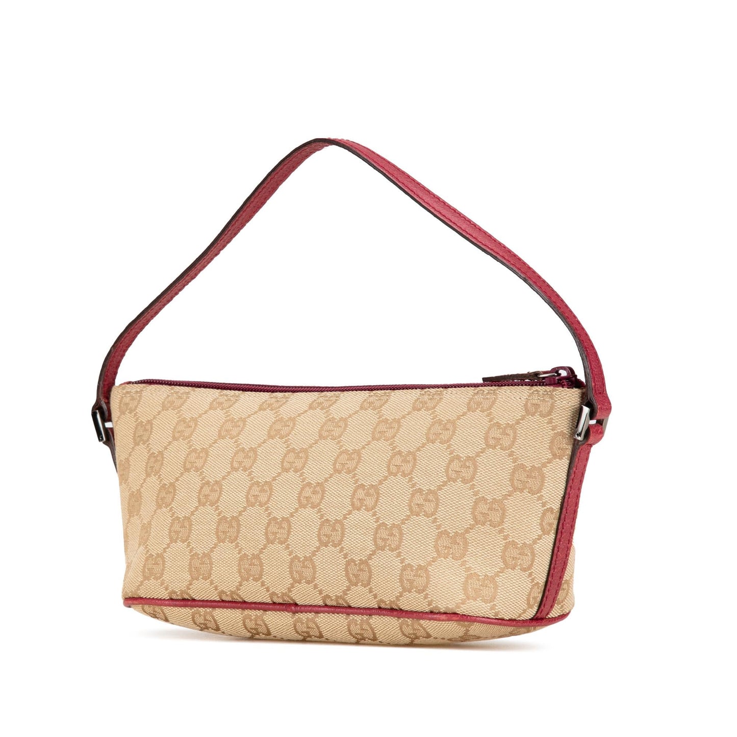 Gucci GG Boat SHG-FS9DUK Canvas Brown Shoulder Bag
