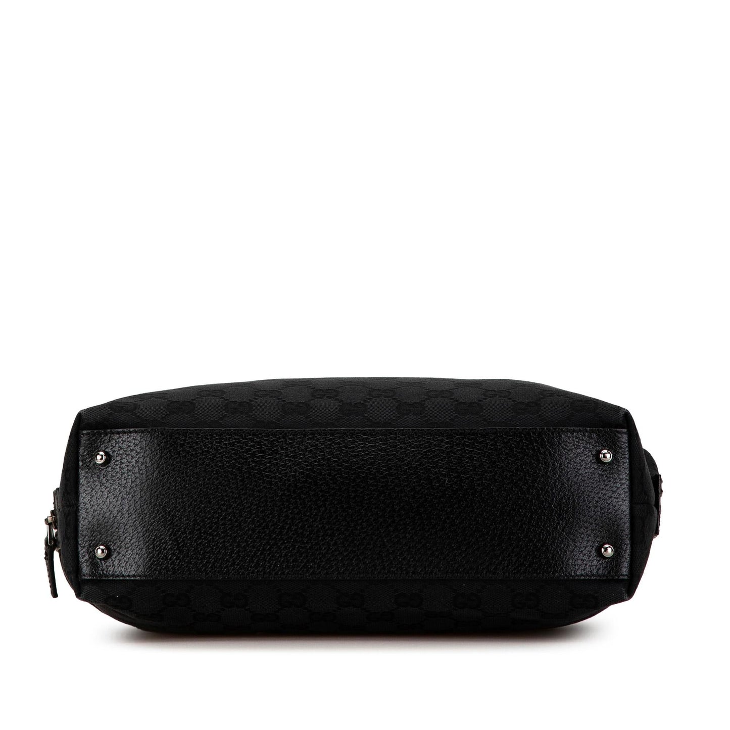 Gucci GG Boston SHG-NQ32Nd Canvas Calf Black Satchel Bag