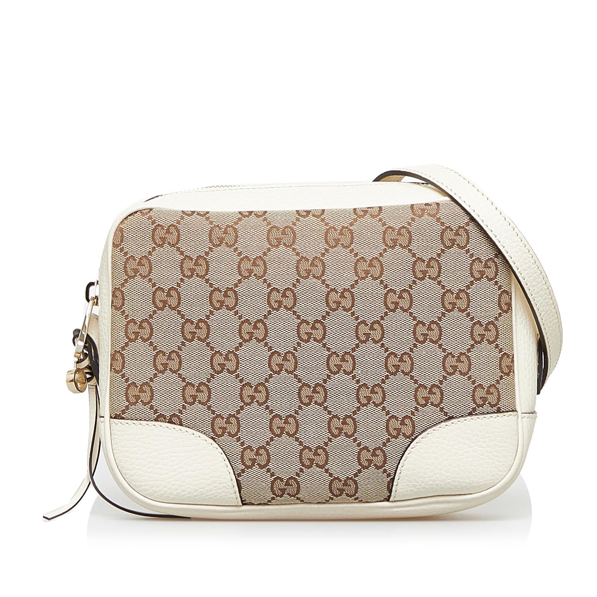 Gucci GG Bree SHG-3EO6aJ Canvas Brown Crossbody Bag