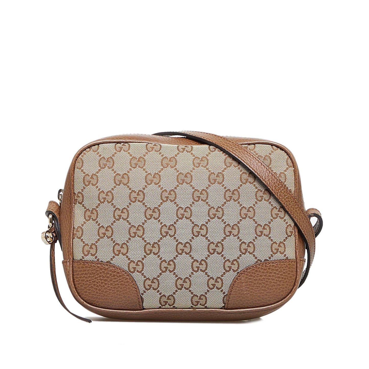 Gucci GG Bree SHG-JiR4i2 Canvas Calf Brown Crossbody Bag