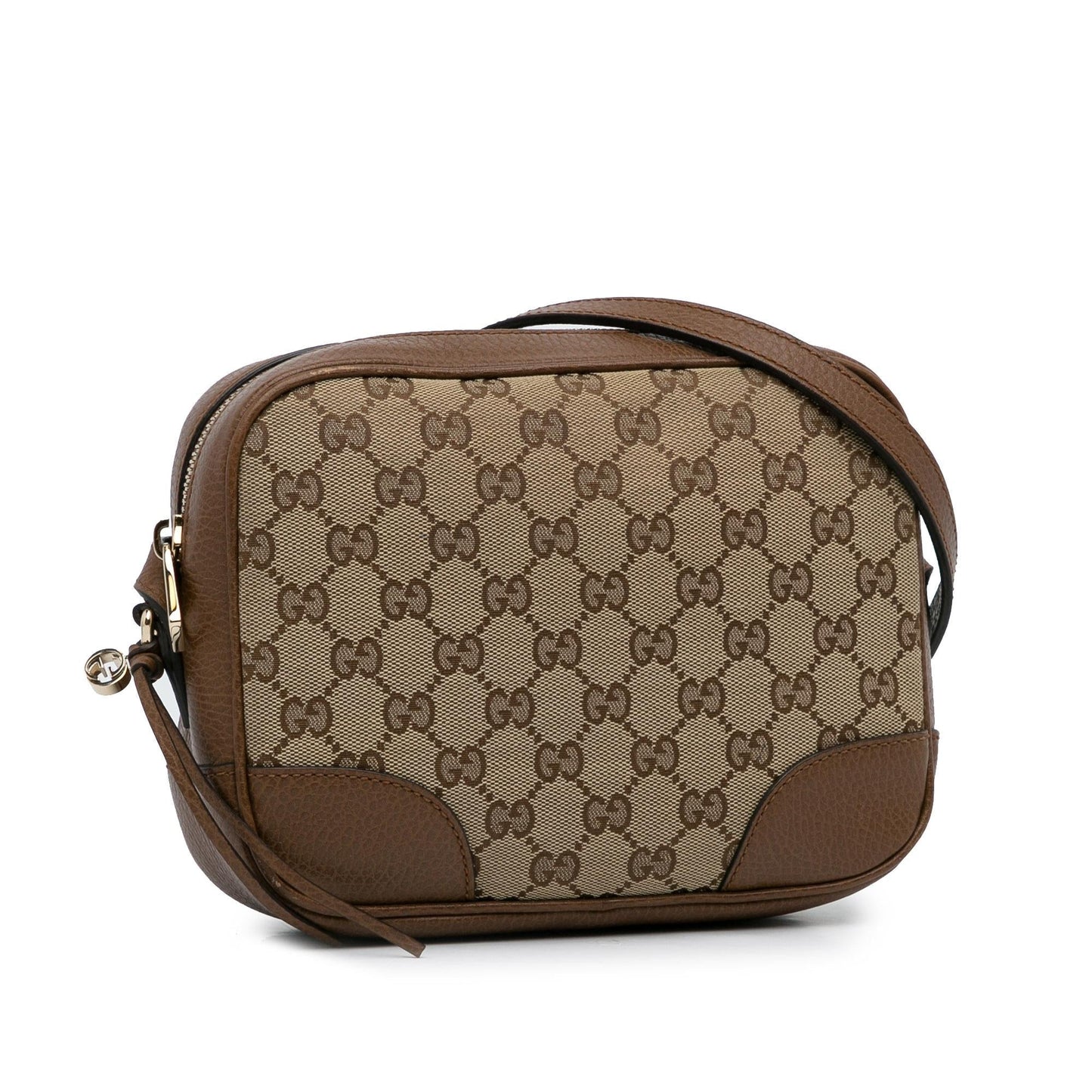 Gucci GG Bree SHG-B1VoWA Canvas Calf Brown Crossbody Bag