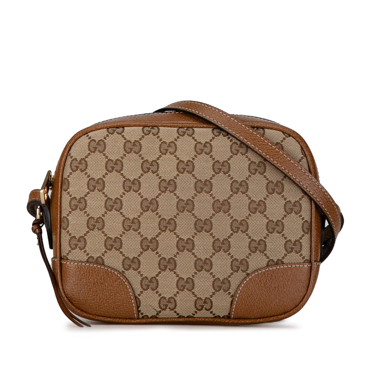 Gucci GG Bree SHG-tbpSh1 Canvas Calf Brown Crossbody Bag