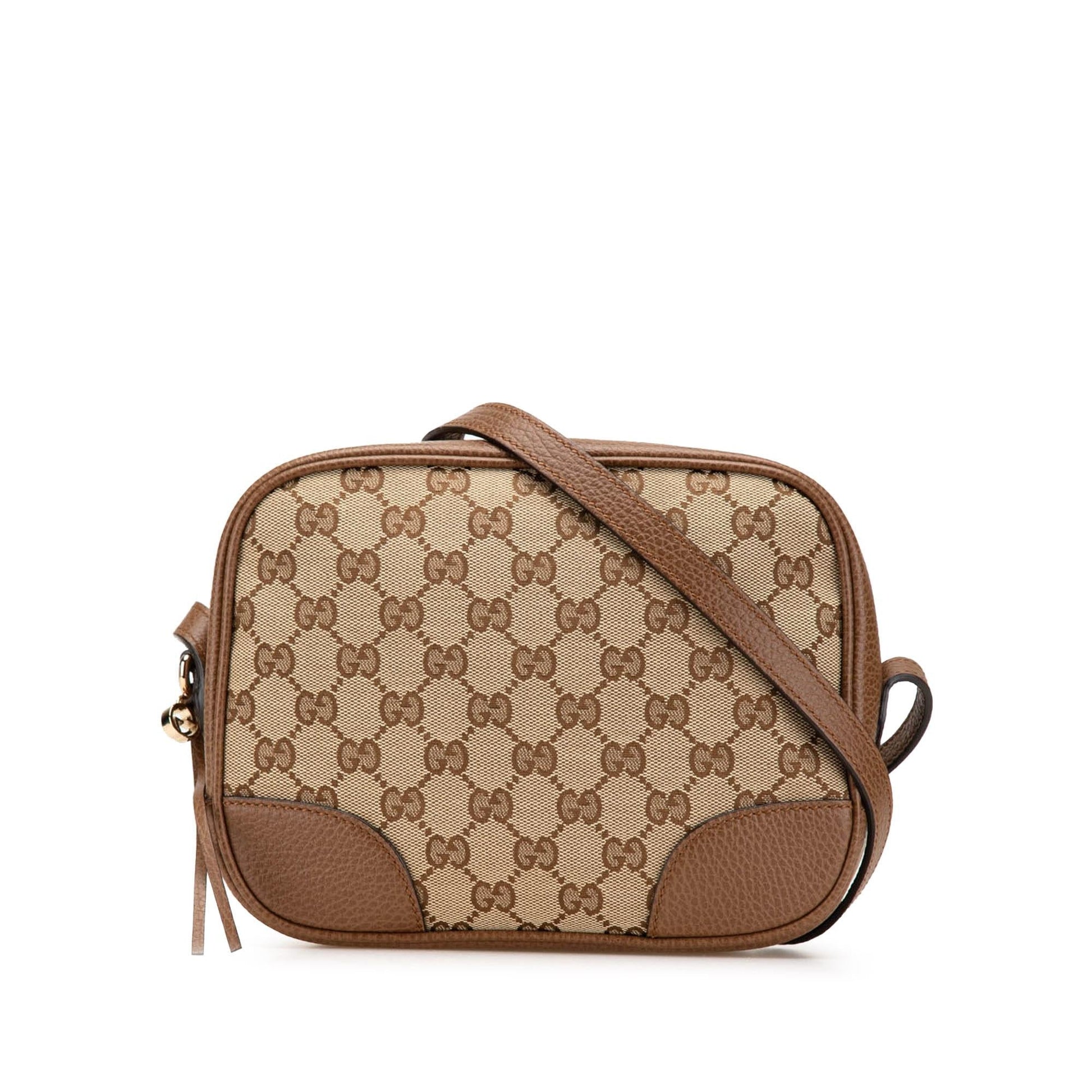 Gucci GG Bree Canvas Brown Crossbody Bag Crossbody 1