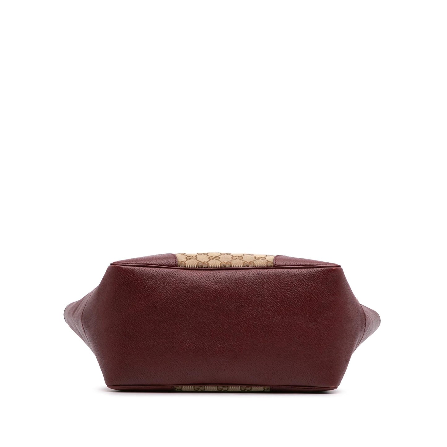 Gucci GG Bree Canvas Calf Brown Tote Bag