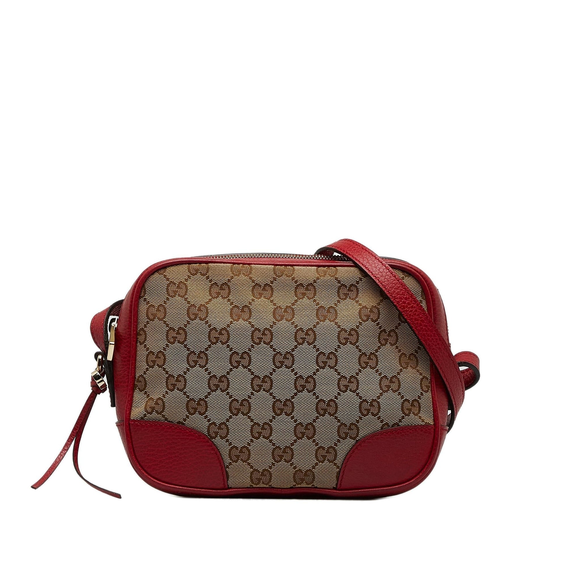 Gucci GG Bree SHG-vV77MC Canvas Brown Crossbody Bag
