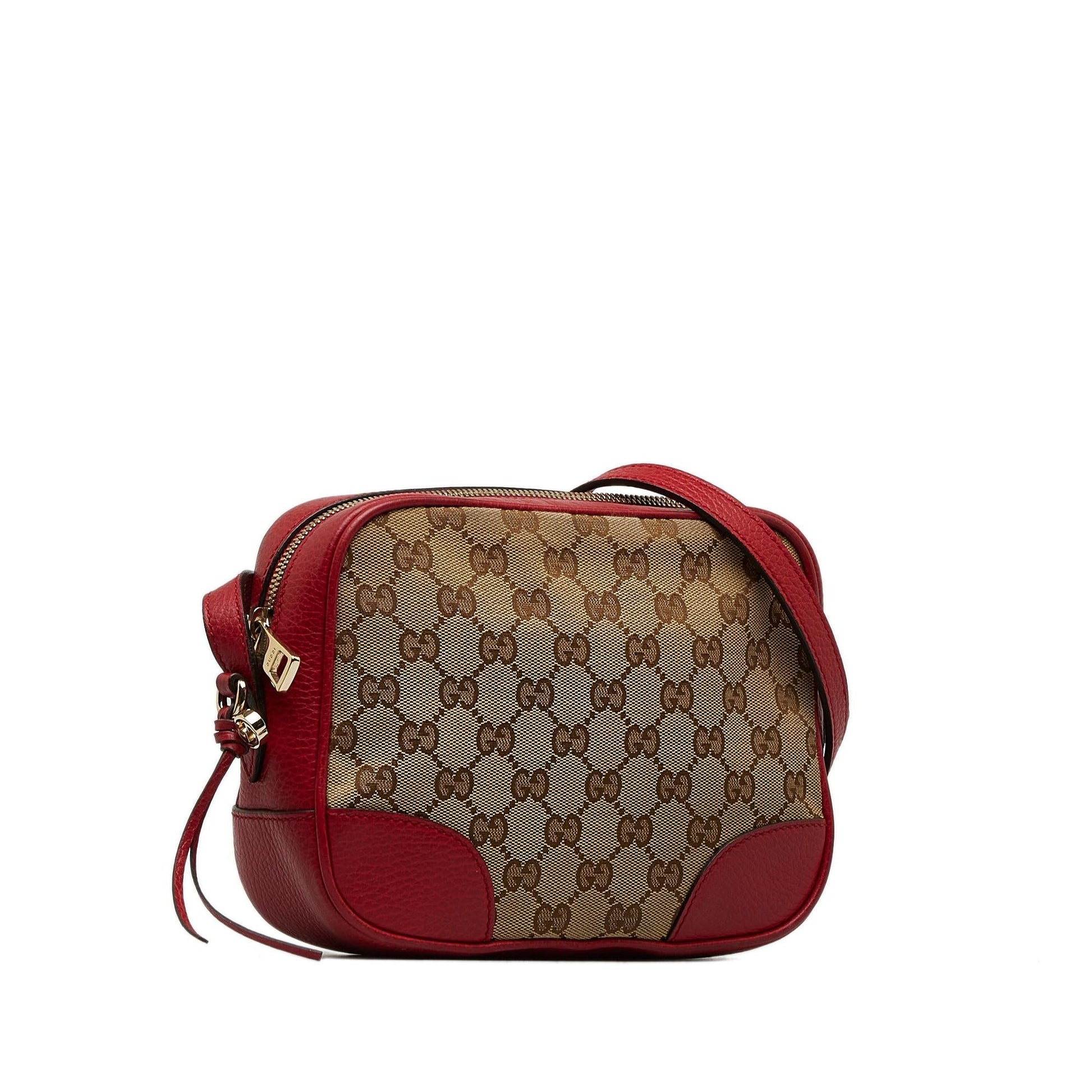 Gucci GG Bree SHG-vV77MC Canvas Brown Crossbody Bag