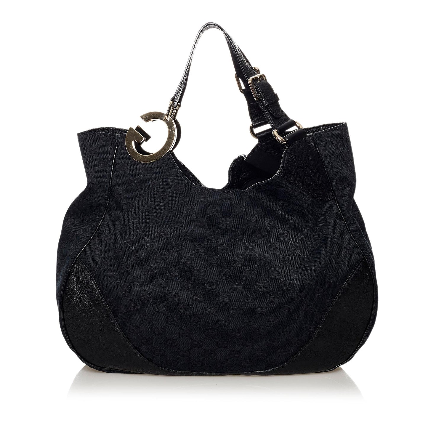 Gucci GG Charlotte SHG Canvas Black Shoulder Bag