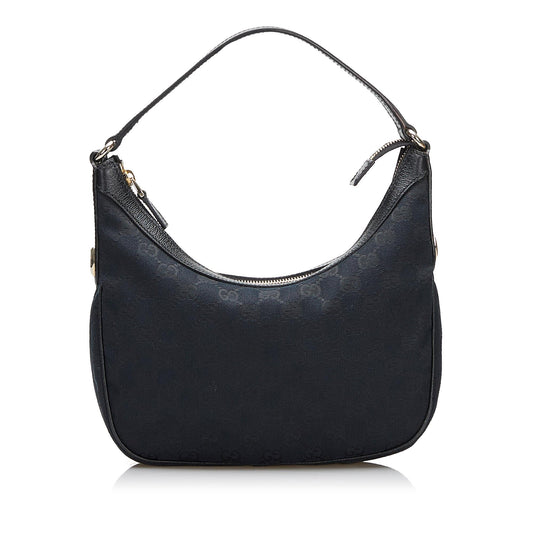 Gucci GG Charmy SHG-aBR11K Canvas Black Shoulder Bag