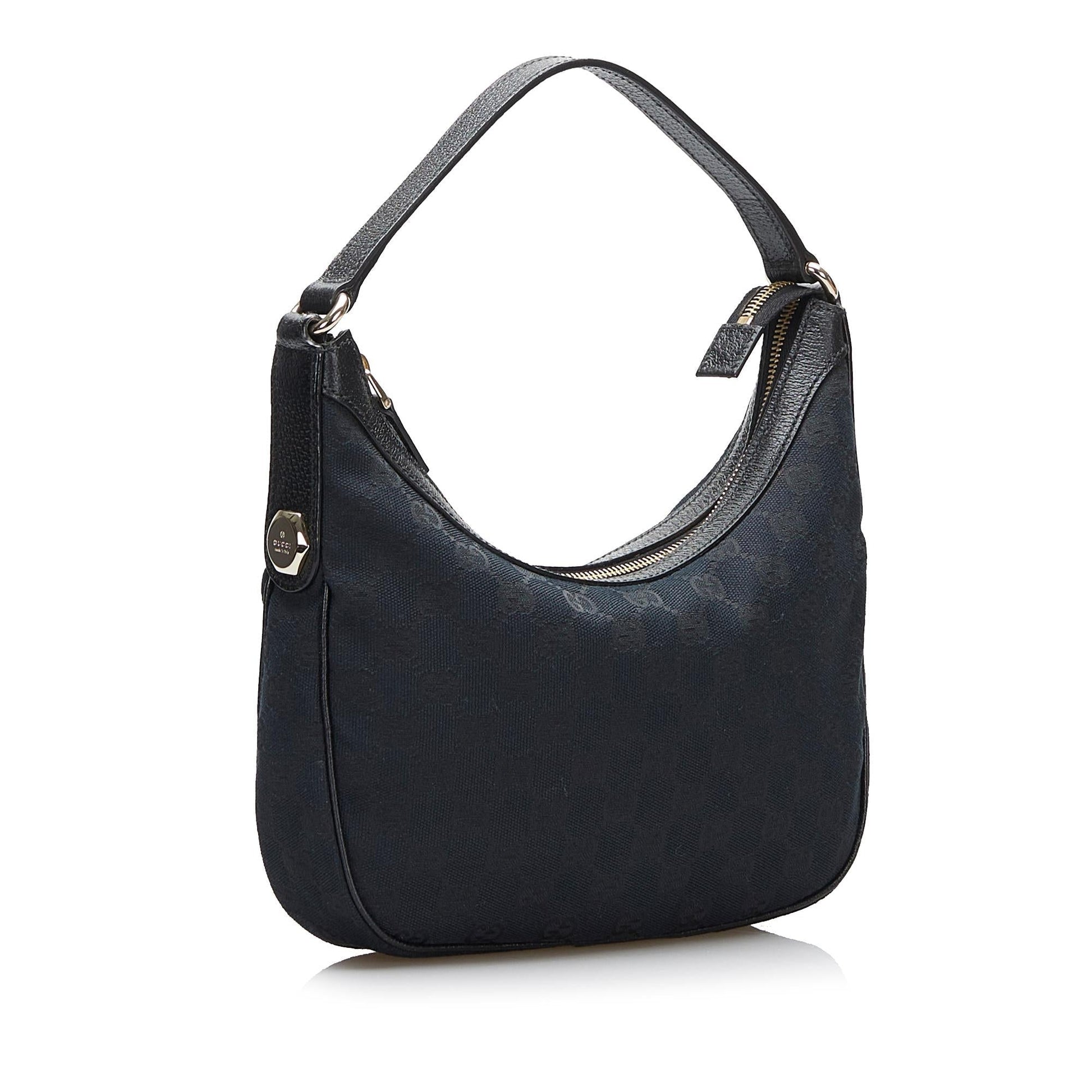Gucci GG Charmy SHG-aBR11K Canvas Black Shoulder Bag