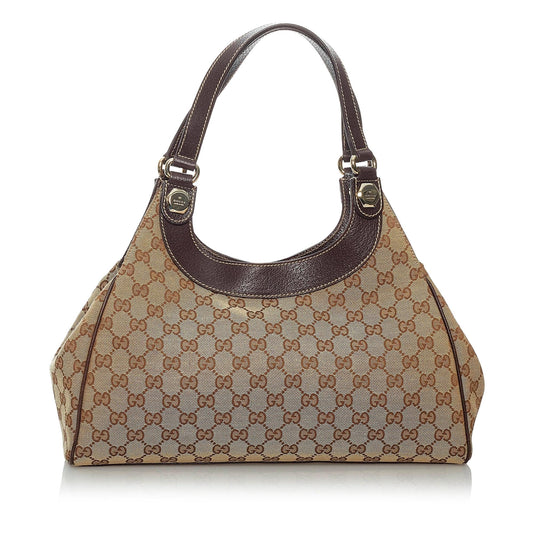 Gucci GG Charmy SHG Canvas Brown Shoulder Bag 3