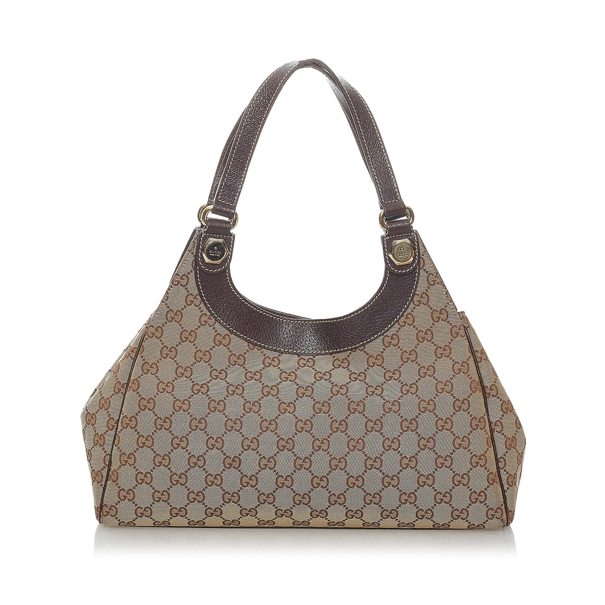 Gucci GG Charmy SHG Canvas Brown Shoulder Bag 4