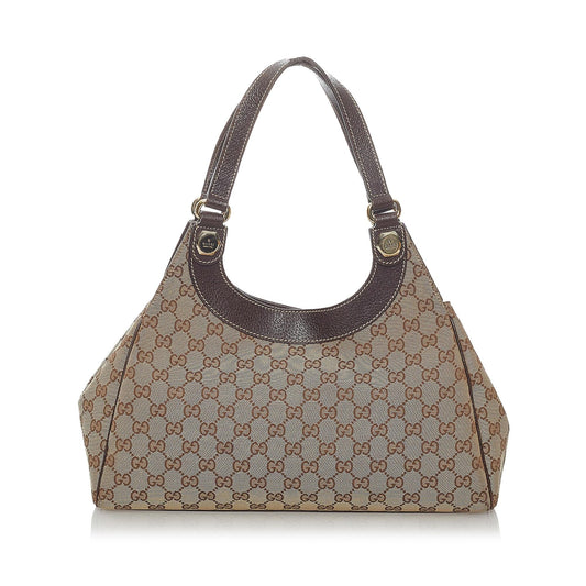 Gucci GG Charmy SHG Canvas Brown Shoulder Bag 4