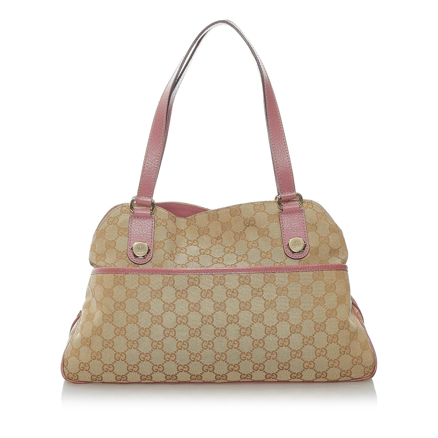 Gucci GG Charmy SHG Canvas Brown Pink Shoulder Bag 4