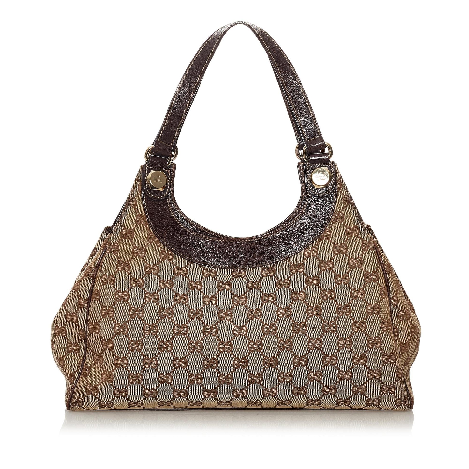 Gucci GG Charmy SHG Canvas Brown Shoulder Bag
