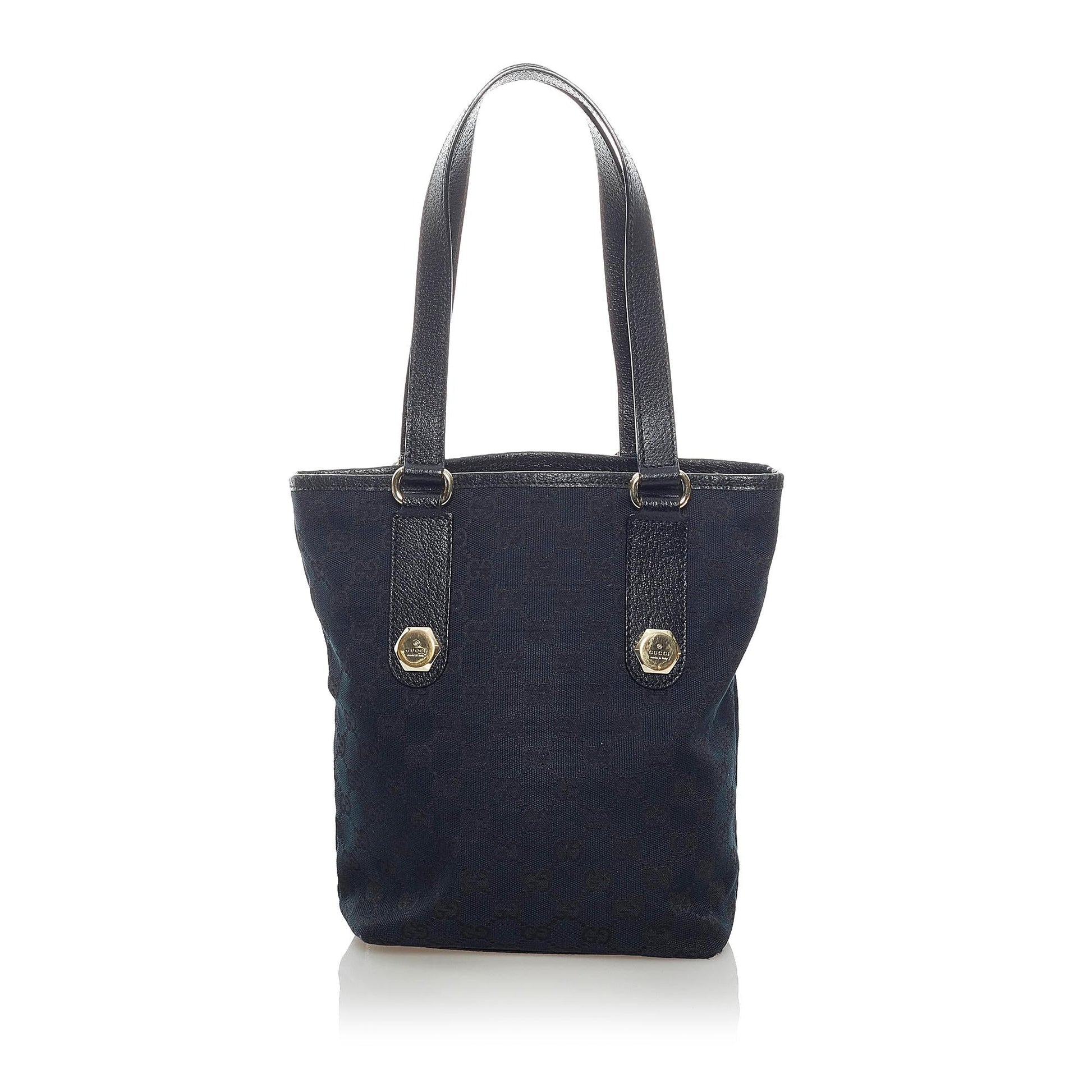 Gucci GG Charmy SHG Canvas Calf Blue Shoulder Bag