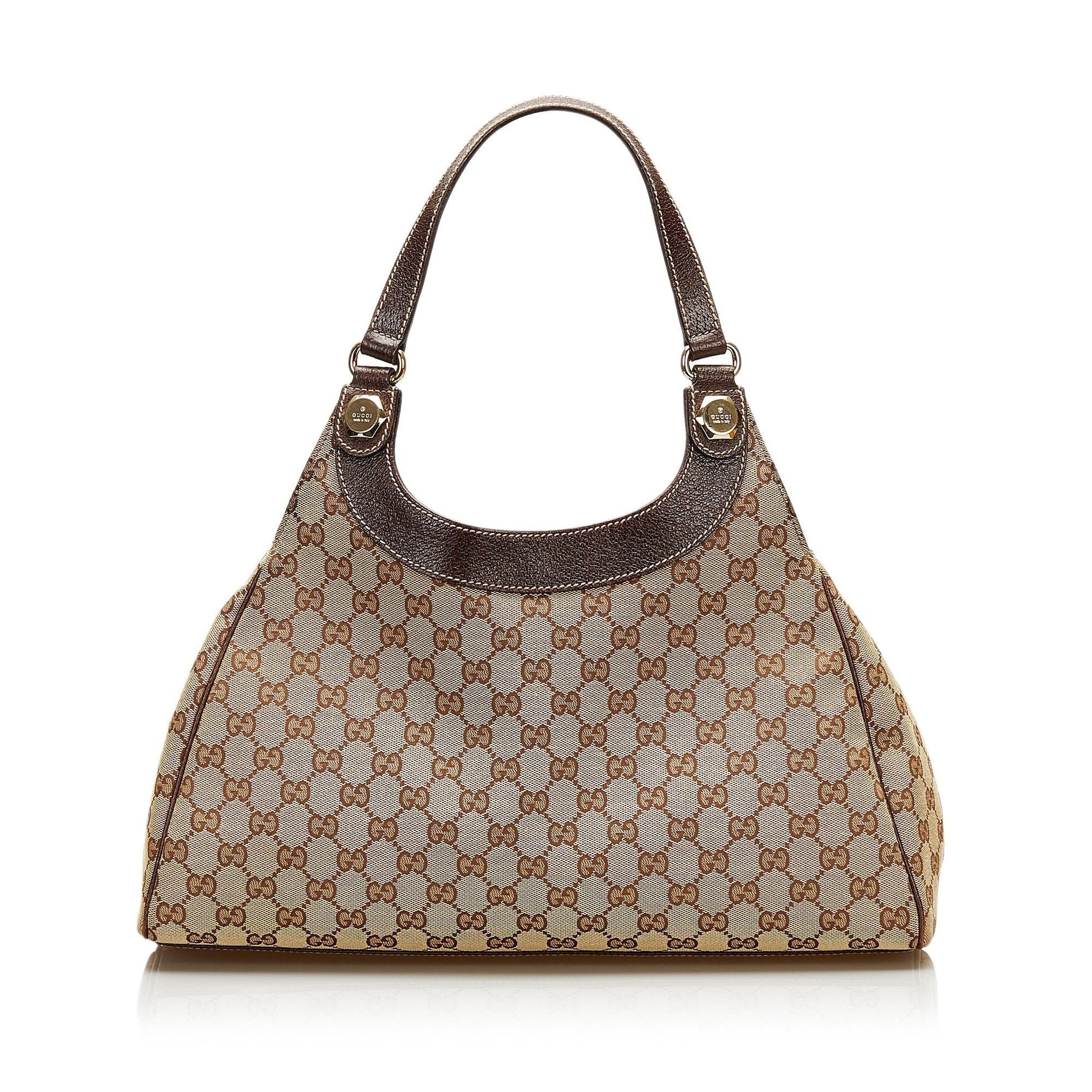 Gucci GG Charmy SHG Canvas Brown Shoulder Bag Bag Shg