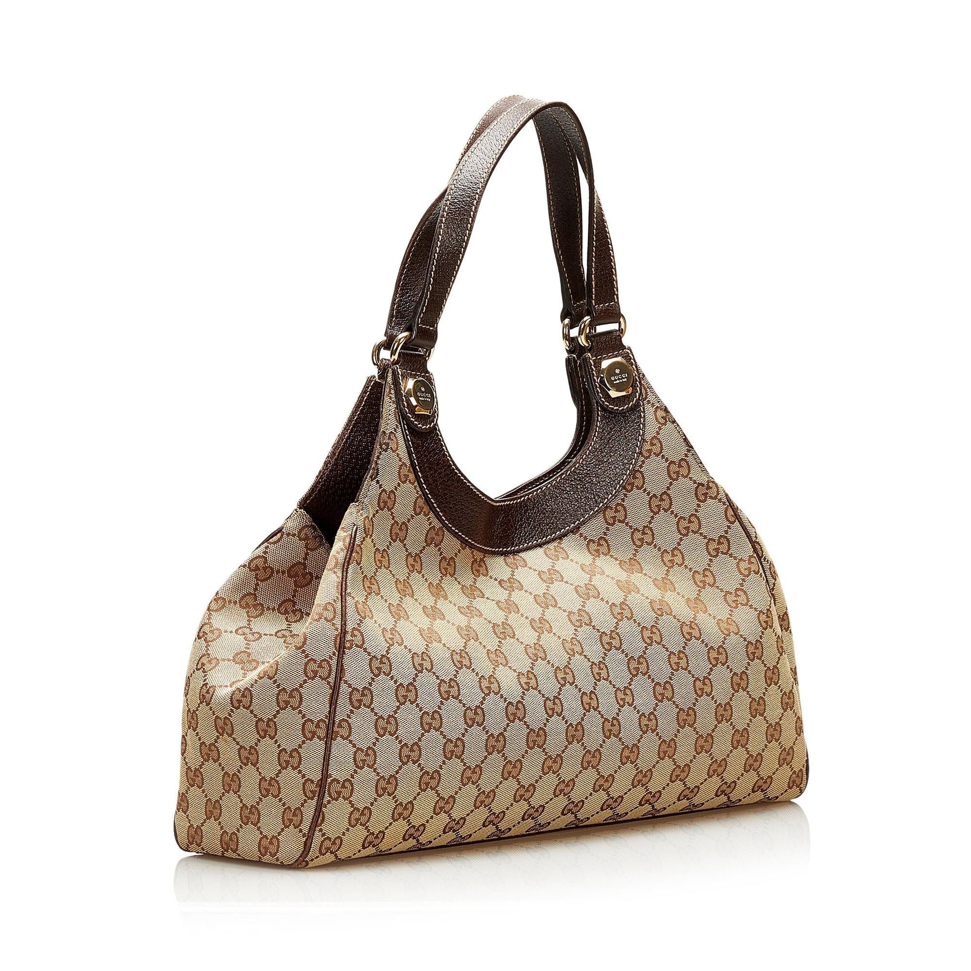 Gucci GG Charmy SHG Canvas Brown Shoulder Bag Bag Shg