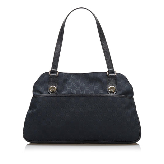 Gucci GG Charmy SHG Canvas Black Shoulder Bag