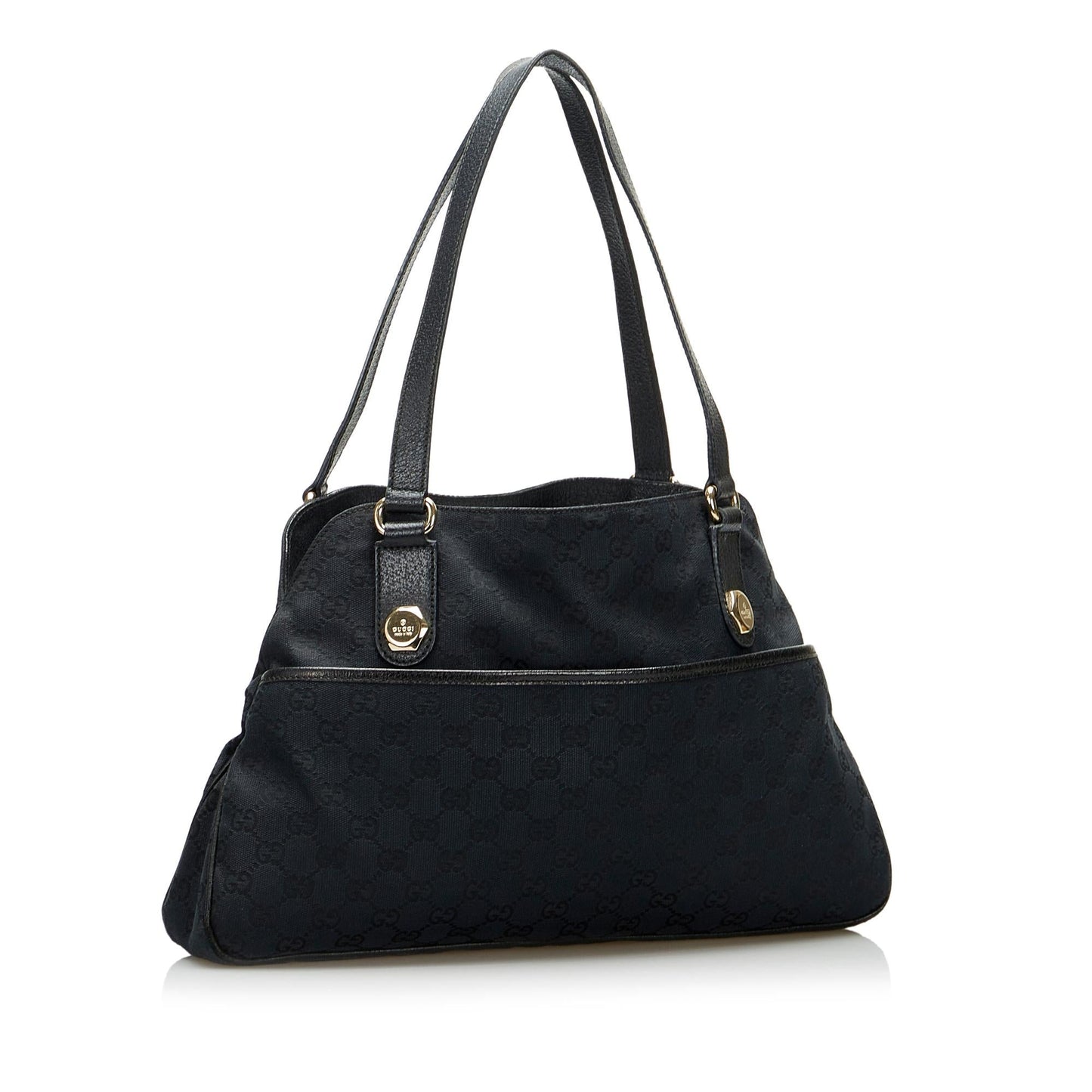 Gucci GG Charmy SHG-PA43Gi Canvas Calf Black Shoulder Bag