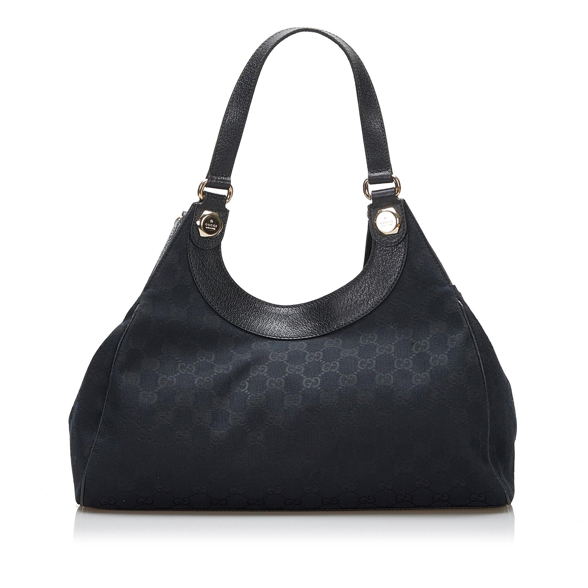 Gucci GG Charmy SHG-nsmauc Canvas Calf Brown Shoulder Bag