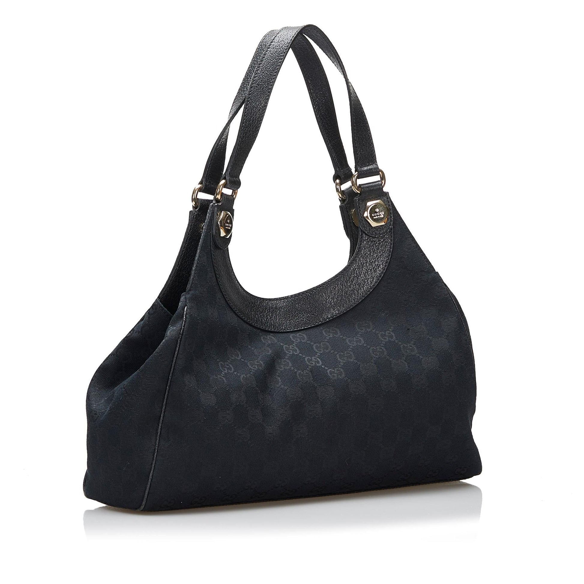 Gucci GG Charmy SHG-nsmauc Canvas Calf Brown Shoulder Bag