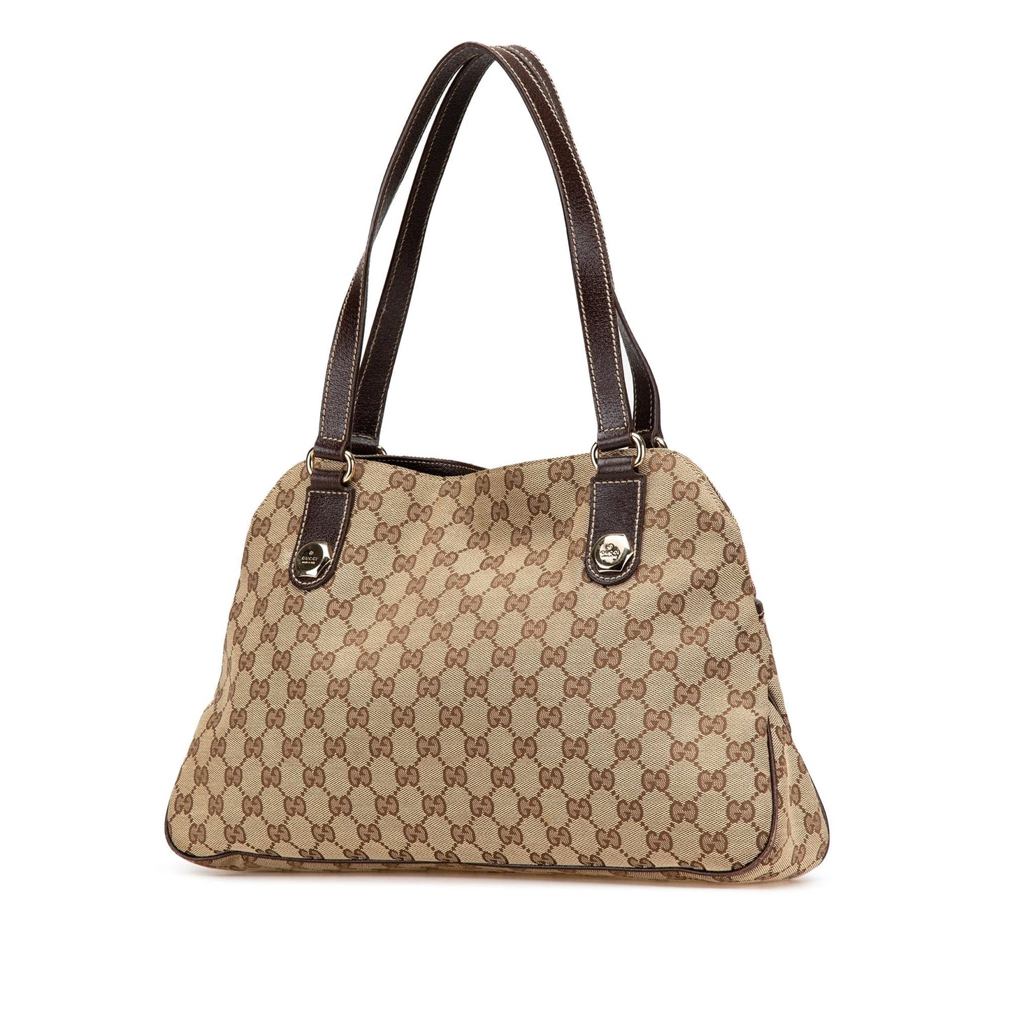 Gucci GG Charmy Canvas Calf Brown Shoulder Bag
