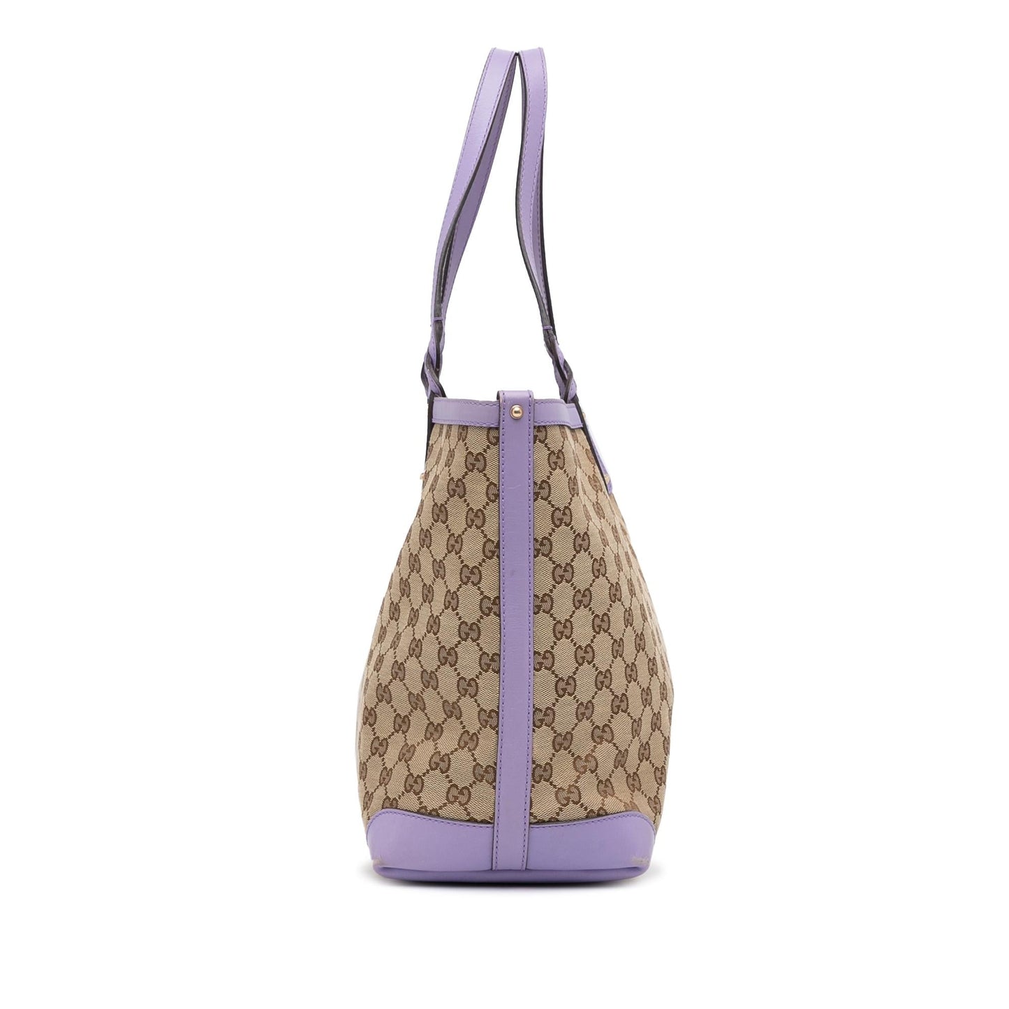 Gucci GG Craft SHG-MJEHbV Canvas Calf Brown Tote Bag