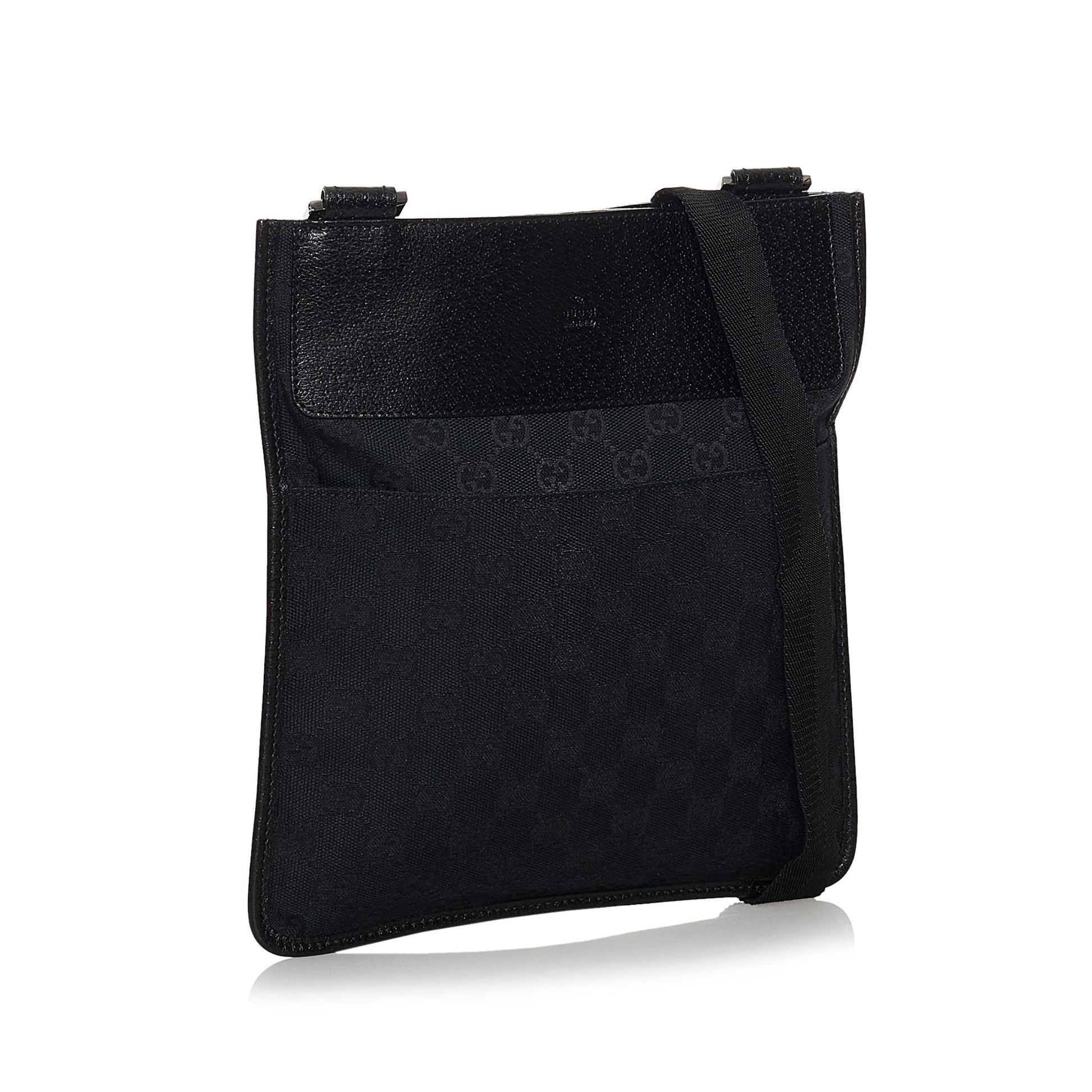 Gucci GG SHG Canvas Black Crossbody Bag 14