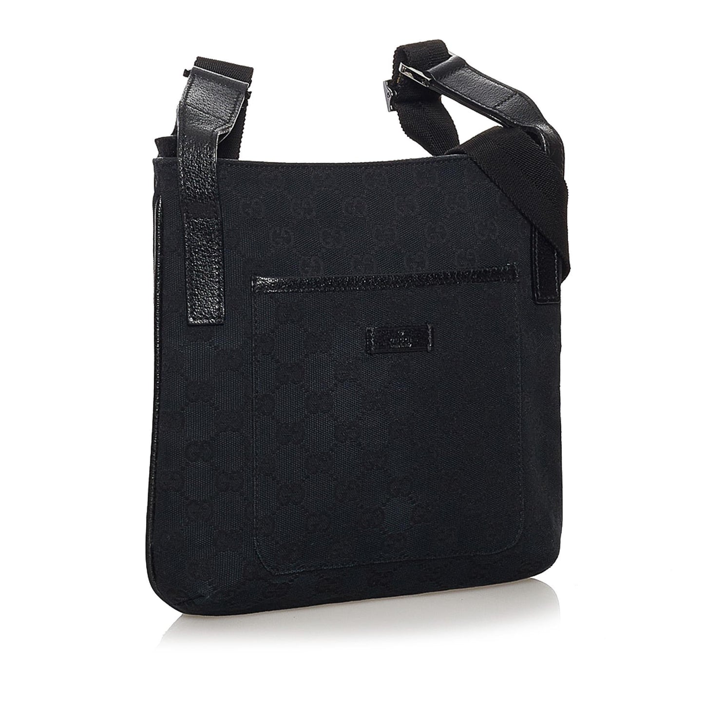 Gucci GG SHG Canvas Black Crossbody Bag 20