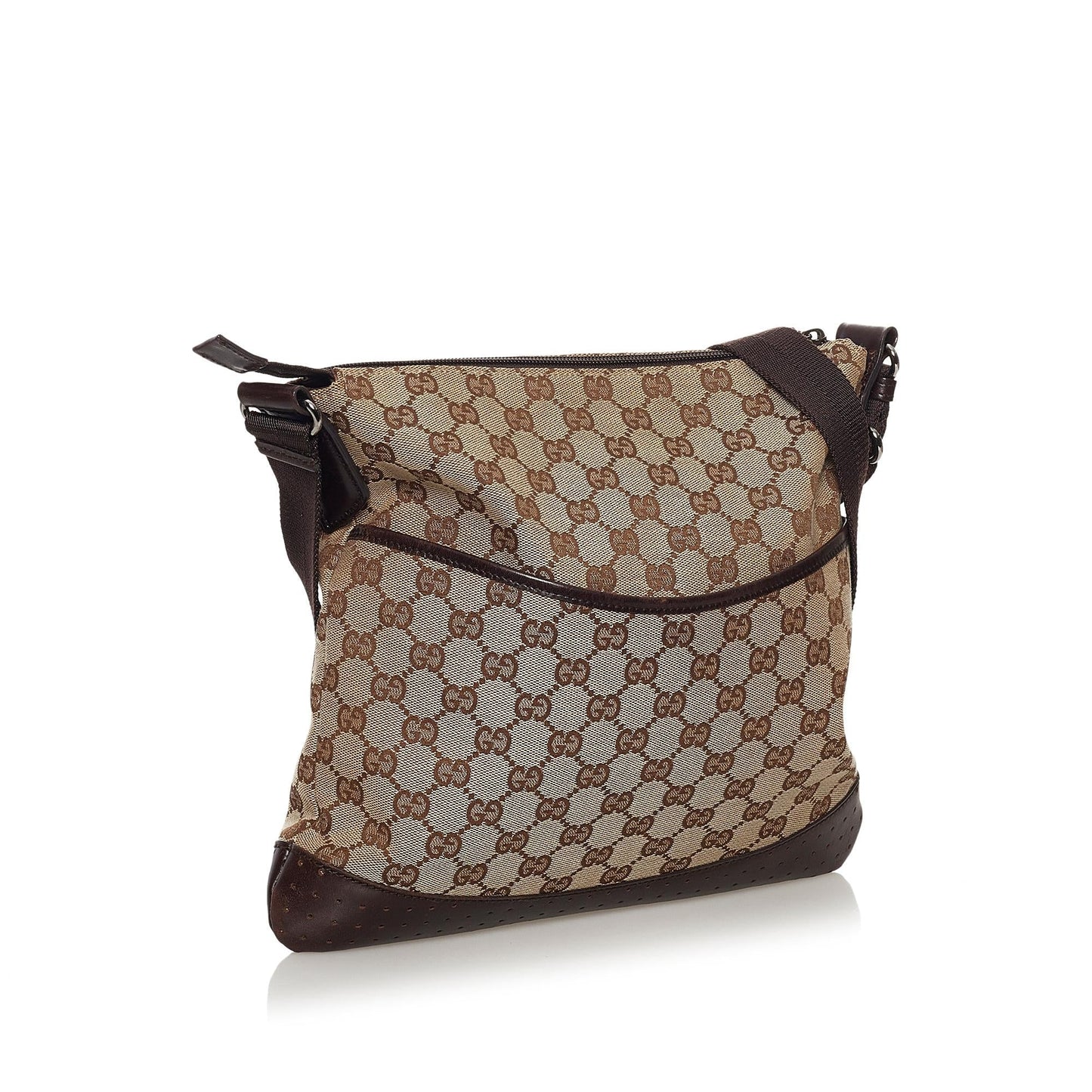 Gucci GG SHG Canvas Brown Crossbody Bag 26