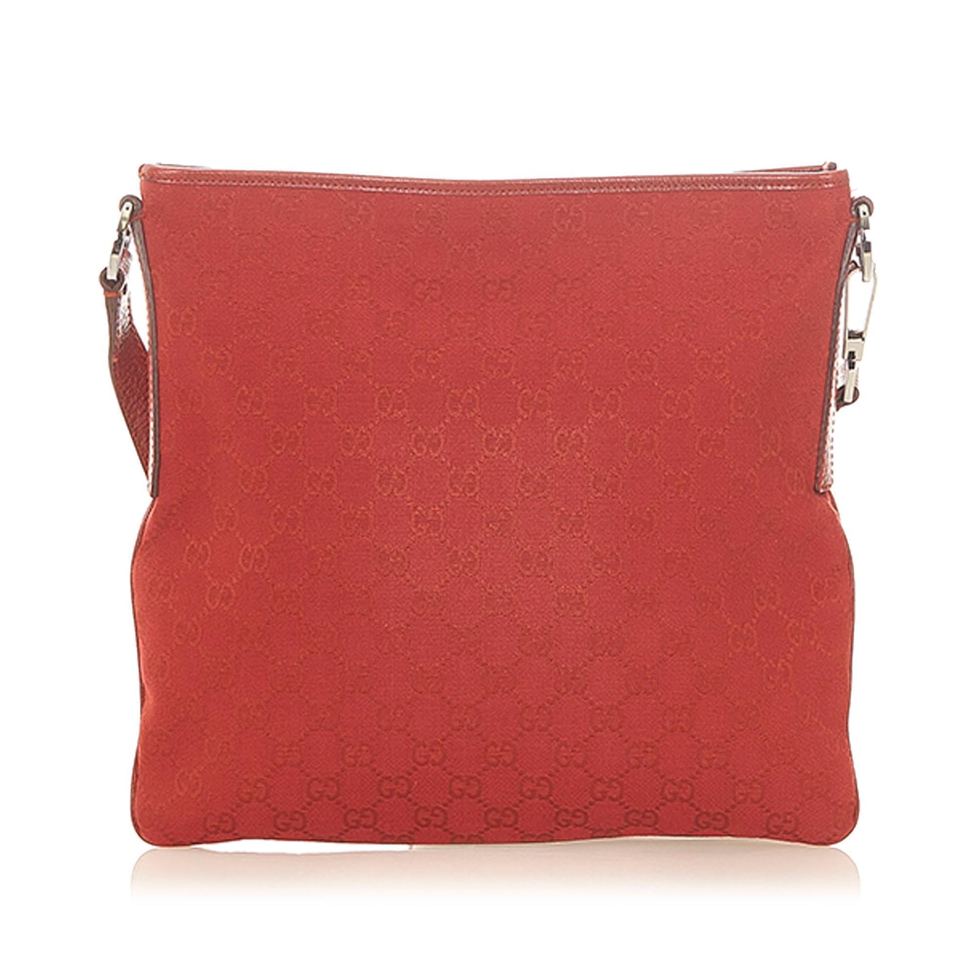 Gucci GG SHG Canvas Red Crossbody Bag Bag Shg